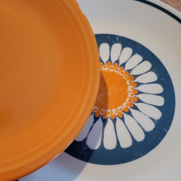 Vintage Figgio Flint Turi - Design Daisy Plate ~ Norway ~ 1960s ~ - Picture 16 of 16